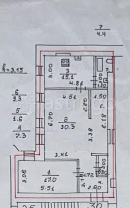 3-комн. квартира, 86 м2, 2/5 эт. Санкт-Петербург - изображение 7