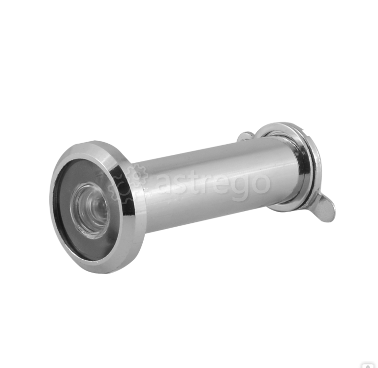 Глазок дверной НОРА-М №7/14/180/50-75 со шторкой (хром) Нижний Новгород - изображение 1