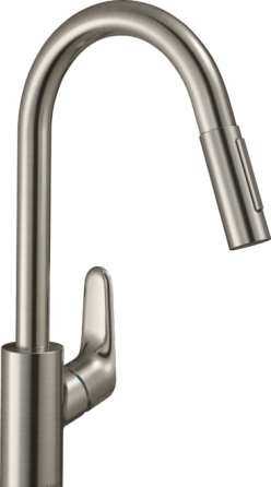 Смеситель кухонный однорычажный Focus M41, 240, с вытяжным душем, 2jet Hansgrohe 31815800 Москва