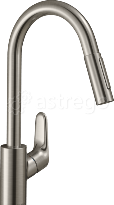 Смеситель кухонный однорычажный Focus M41, 240, с вытяжным душем, 2jet Hansgrohe 31815800 Москва - изображение 1