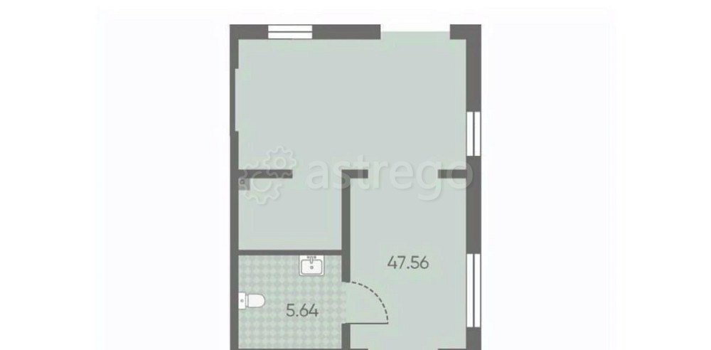 Свободного назначения, 56 м2 Санкт-Петербург - изображение 1