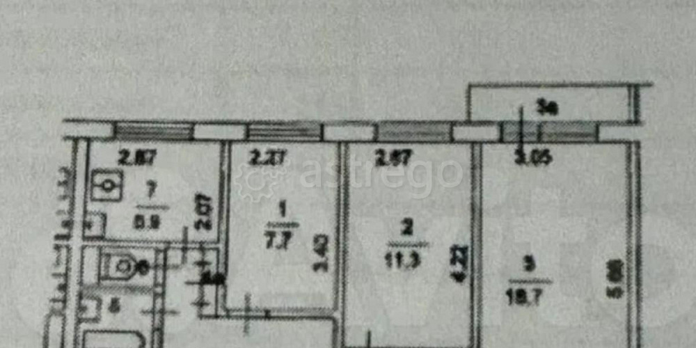 Комната, 26.7 м2, 4/9 эт. Москва - изображение 1
