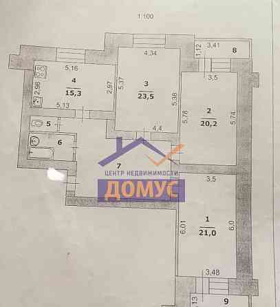 3-комн. квартира, 115 м2, 2/14 эт. Белгород