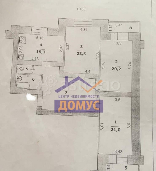 3-комн. квартира, 115 м2, 2/14 эт. Белгород - изображение 2