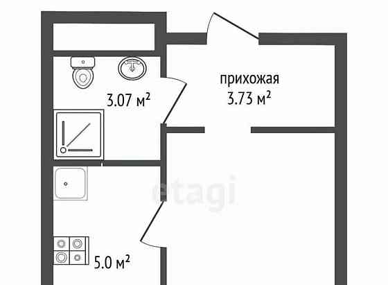Студия, 22.7 м2, 19/26 эт. Балашиха