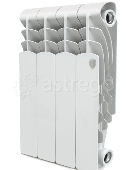 Радиатор алюминиевый Royal Thermo Revolution 350 4 секции Нижний Новгород - изображение 1