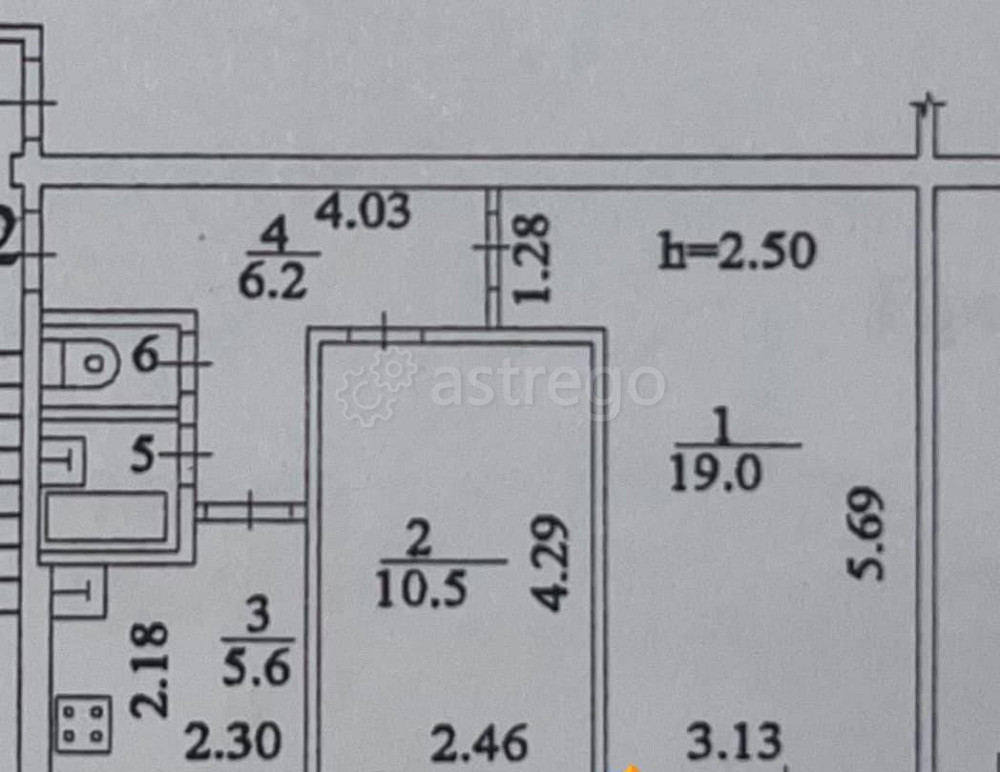 Комната, 19 м2, 3/5 эт. Реутов - изображение 3