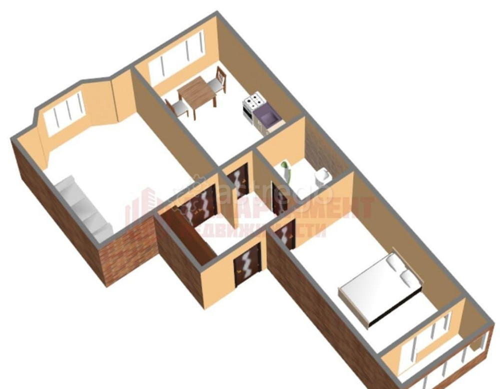 2-комн. квартира, 90 м2, 6/9 эт. Астрахань - изображение 7