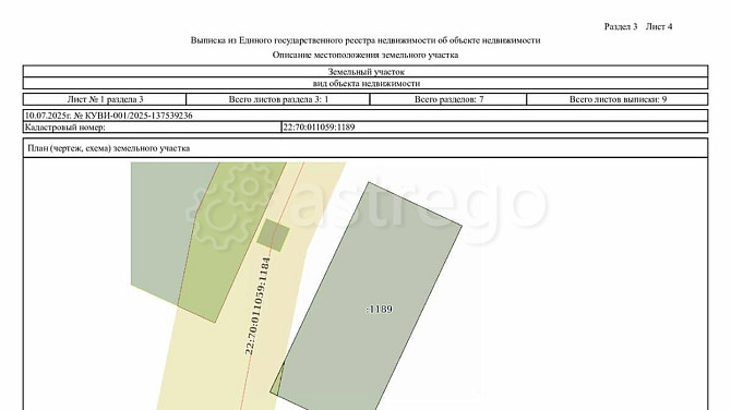 Коммерческий участок, 0.36 сотки Рубцовск - изображение 1