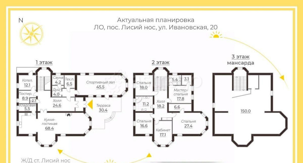 Дом, 600 м2, 14 соток, 3 эт. Санкт-Петербург - изображение 4