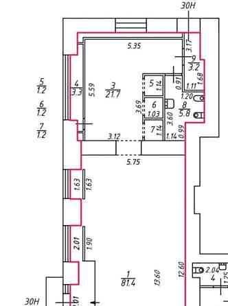 Торговое помещение, 119.2 м2 Санкт-Петербург