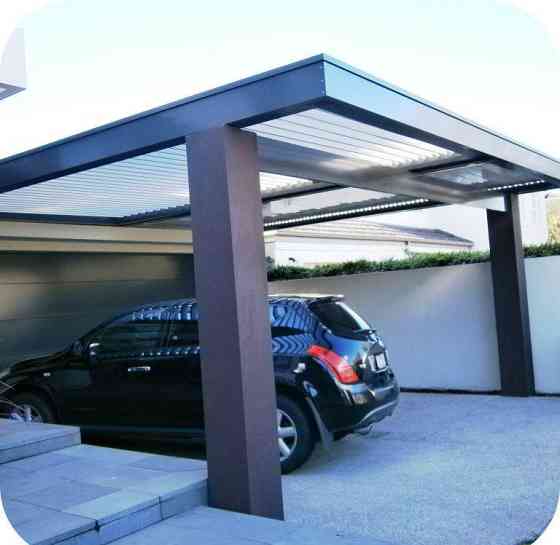 Навес хай-тек для автомобиля или беседки Новосибирск