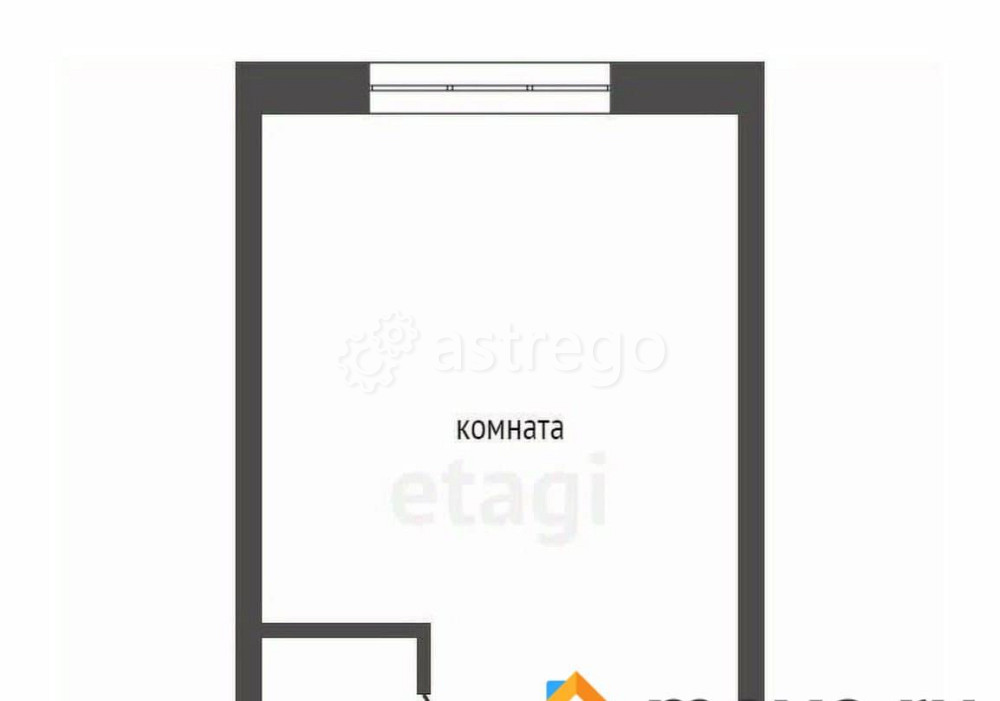 Студия, 14 м2, 5/5 эт. Красноярск - изображение 3