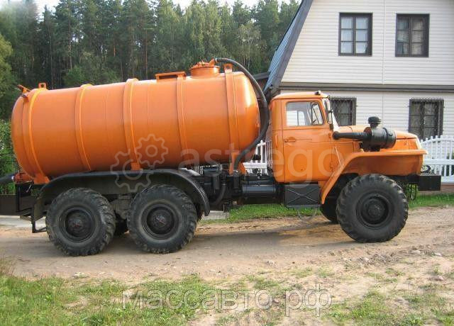 Машина вакуумная МВ-10 на шасси Урал-4320 Самара - изображение 1