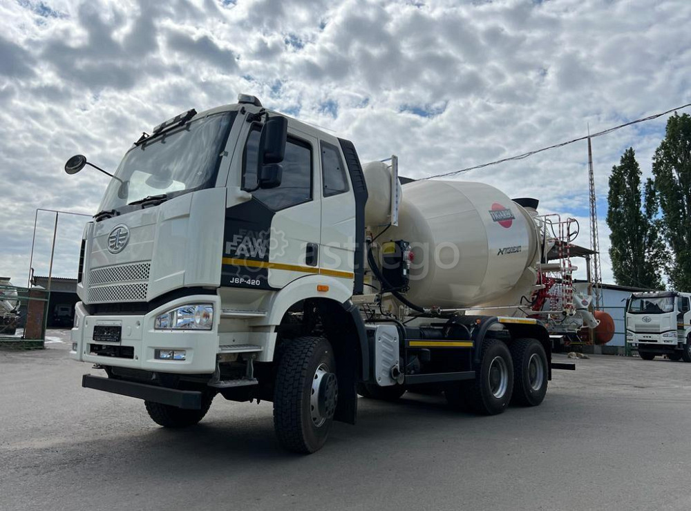 Автобетоносмеситель 69365Z на шасси FAW CA3250 6Х6 Евро-5 9 м3 Tigarbo Краснодар - изображение 1