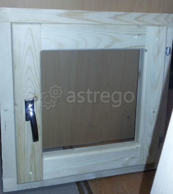 Окно для бани и сауны 500*500 (сосна) Нижний Тагил - изображение 1