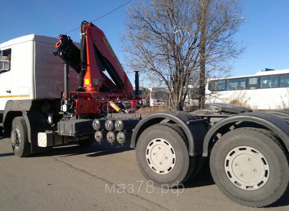 Тягач МАЗ 6312В5-8429-012 с КМУ Palfinger PK15500A Москва - изображение 1
