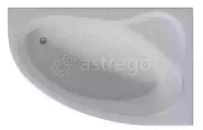 Акриловая ванна Aquatek Фиджи 170x110 FID170-0000005 правая/левая, с фронтальным экраном (вклеенный  Красноярск - изображение 1