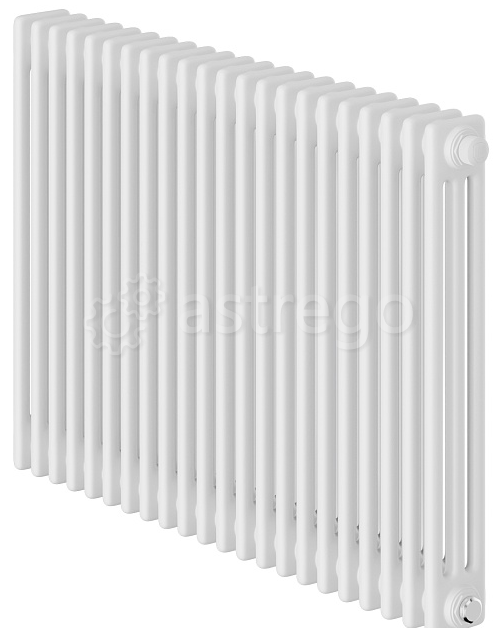 Стальной трубчатый радиатор 3-колончатый Royal Thermo Insignia VC3050 - 22 секций RAL9016, нижнее 1/ Нижний Новгород - изображение 1