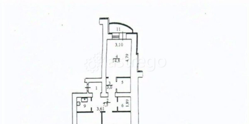 2-комн. квартира, 71.9 м2, 3/14 эт. Люберцы - изображение 7