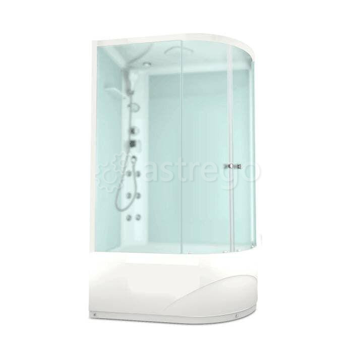 Душевая кабина Delight 128 high L 120x80 высокий поддон сатиновое-матовое стекло DOMANI-Spa DS01D128 Москва - изображение 1
