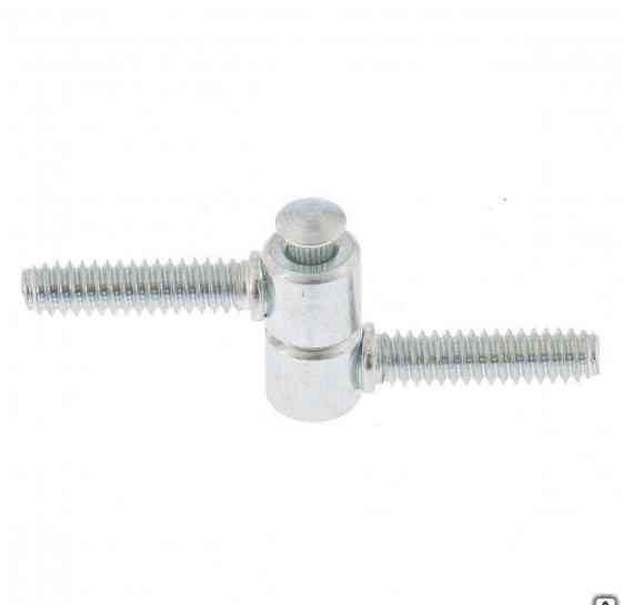 Петля ввертная ПВВ-2, цинк, 4 шт, (Металлист) Россия Новосибирск