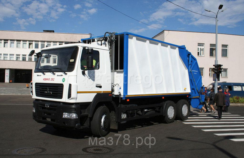Мусоровоз МАЗ-6902B5-010 Сапфир Санкт-Петербург - изображение 1