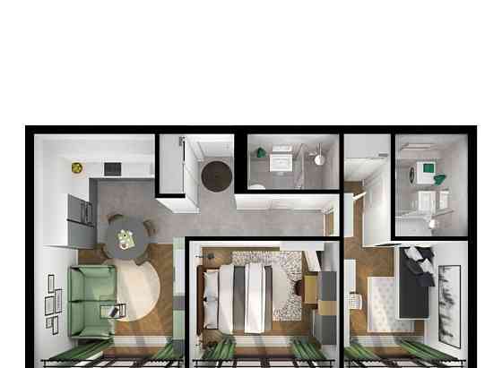 2-комн. квартира, 55 м2, 8/9 эт. Санкт-Петербург