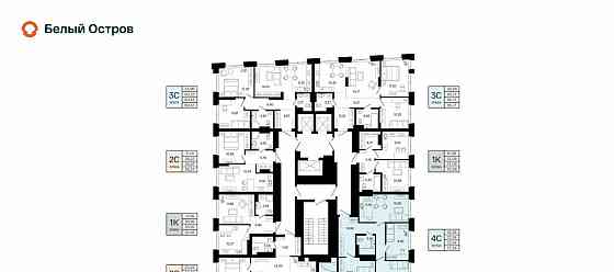 4-комн. квартира, 72.54 м2, 11/20 эт. Уфа