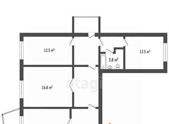 3-комн. квартира, 86 м2, 7/22 эт. Одинцово