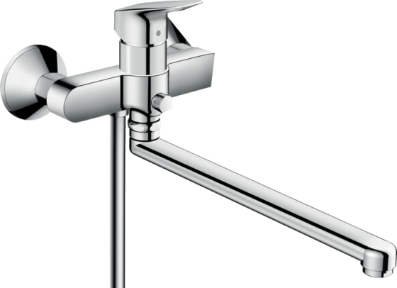Смеситель для ванны Logis, однорычажный, с длинным изливом Hansgrohe Москва