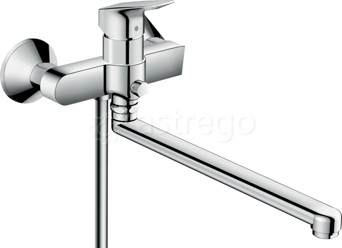Смеситель для ванны Logis, однорычажный, с длинным изливом Hansgrohe Москва - изображение 1
