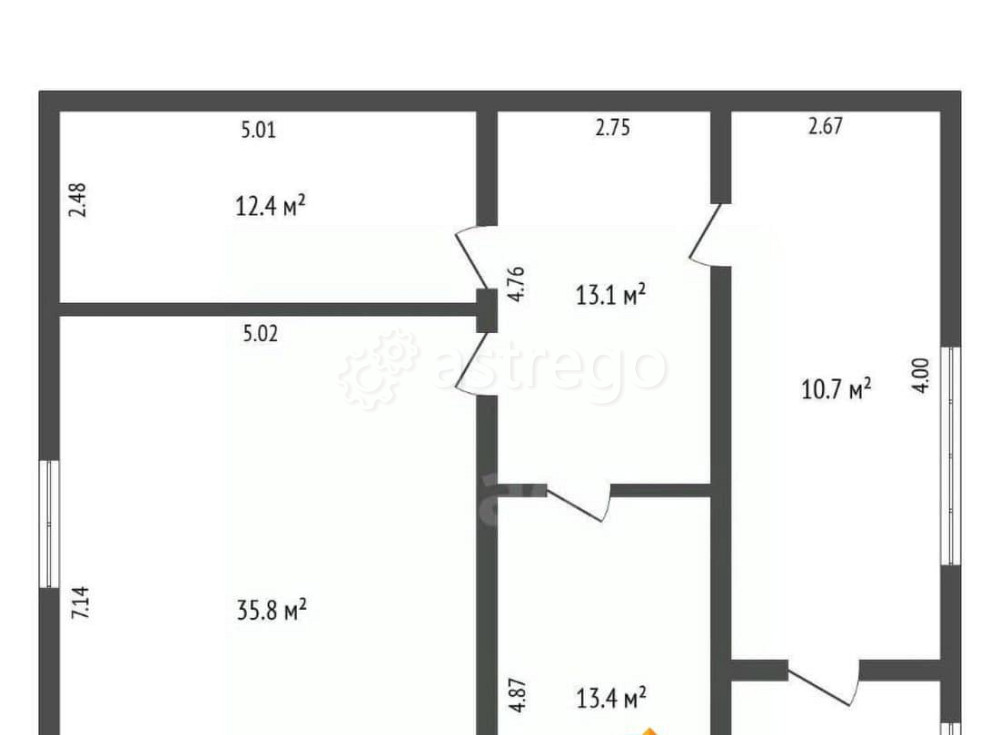 Дом, 100 м2, 10 соток, 2 эт. Новодвинск - изображение 6