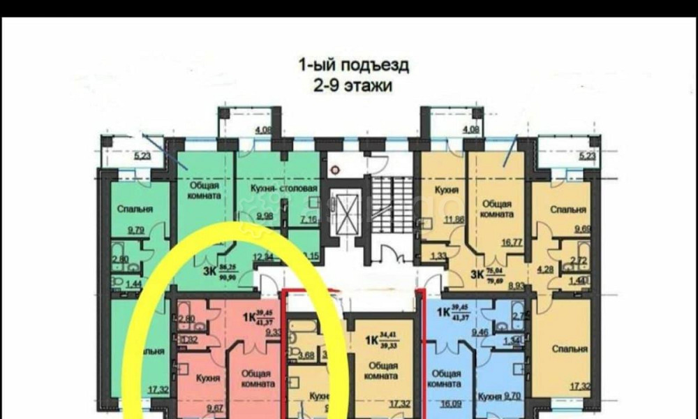 1-комн. квартира, 42 м2, 5/10 эт. Сосновоборск - изображение 4