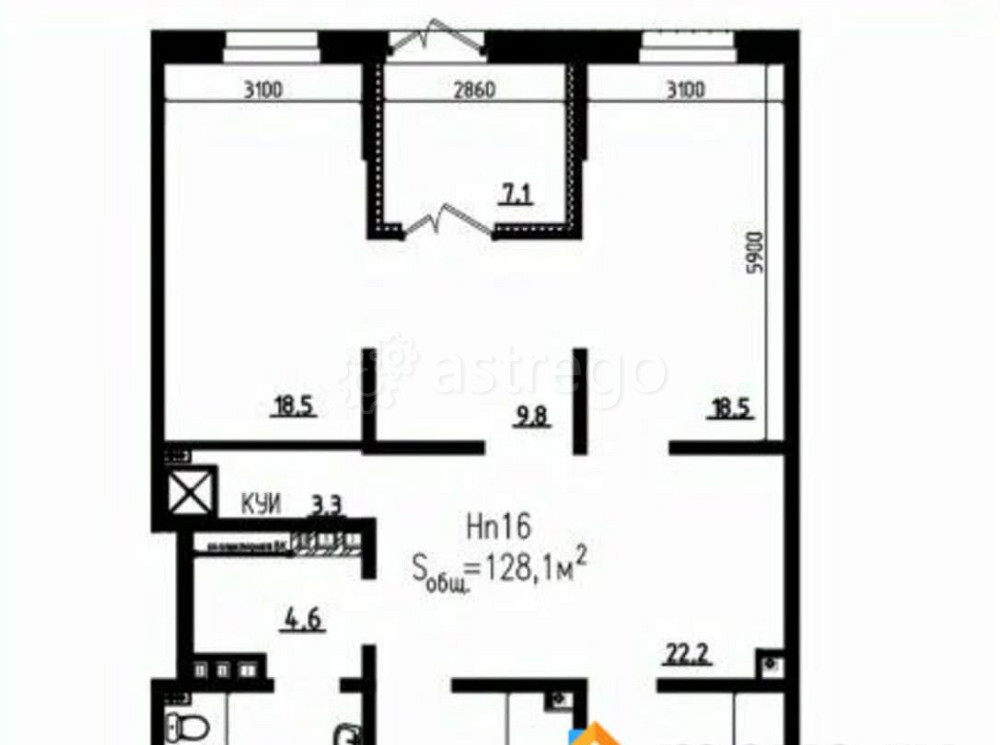 Свободного назначения, 129 м2 Санкт-Петербург - изображение 5