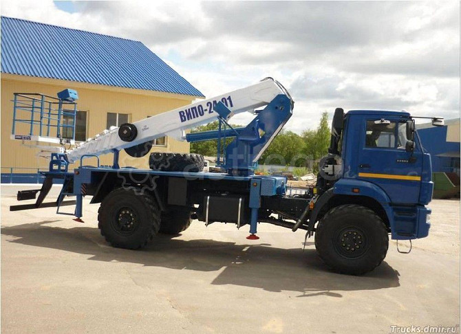 Автовышка ВИПО 24-01 на шасси Камаз-43502 Самара - изображение 1