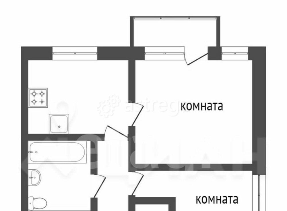 2-комн. квартира, 42.2 м2, 3/4 эт. Балашиха - изображение 7