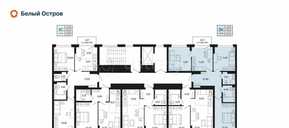 3-комн. квартира, 67.14 м2, 6/7 эт. Уфа - изображение 7