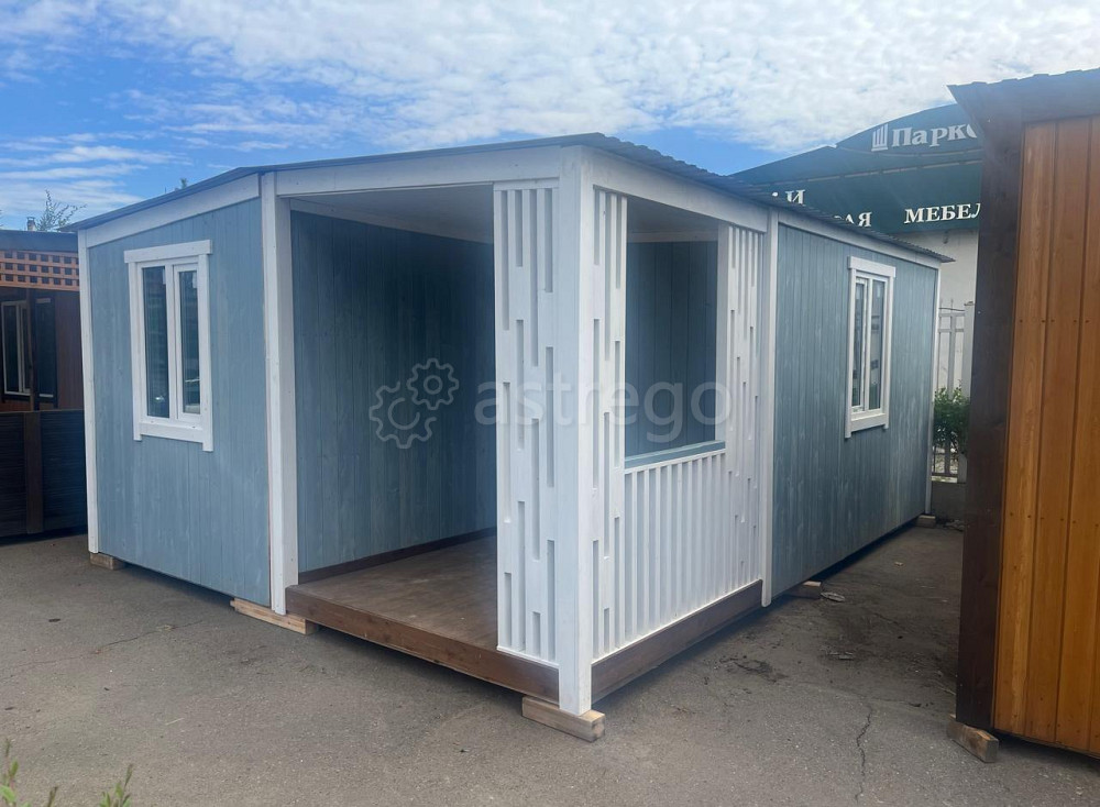 Модульный дом 28,8м2 с терассой Красноярск - изображение 1