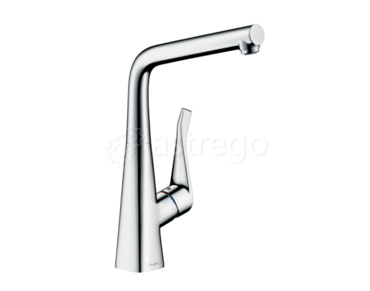 Смеситель для кухни Hansgrohe, Metris M71, тип открывания воды - однорычажный 14822000 Москва - изображение 1