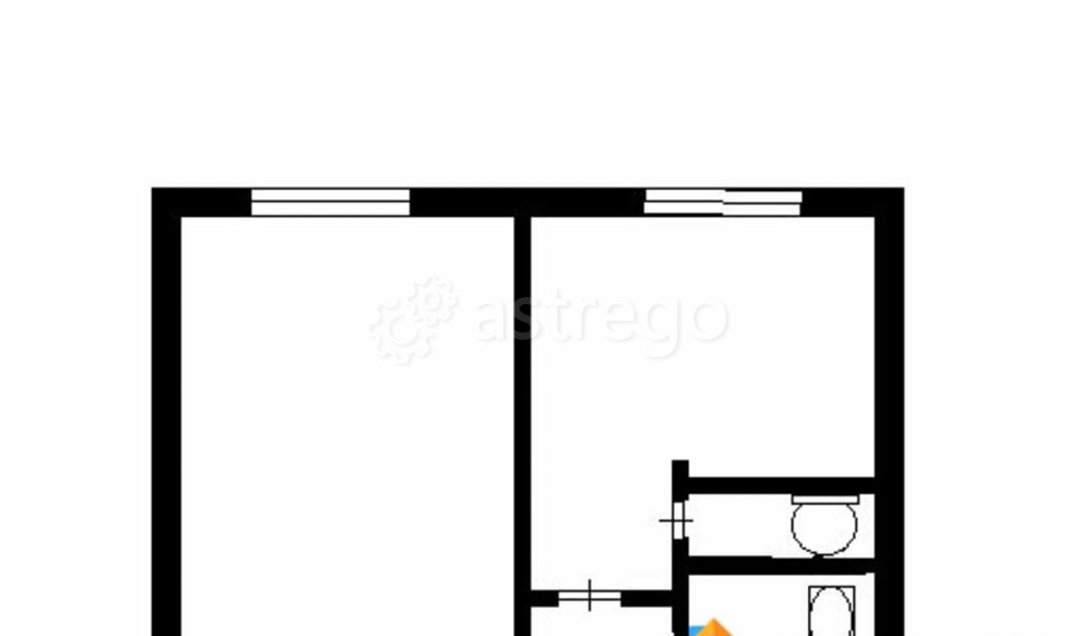 1-комн. квартира, 32.8 м2, 6/12 эт. Москва - изображение 5