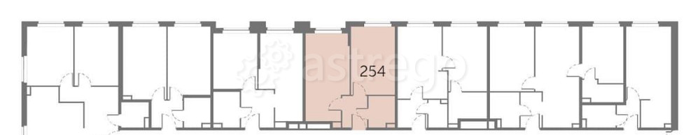 1-комн. апарт-ы, 35.99 м2, 11/11 эт. Санкт-Петербург - изображение 2