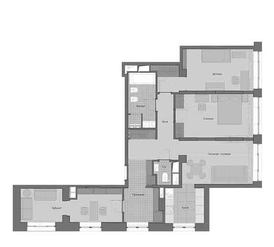 4-комн. квартира, 97.6 м2, 17/17 эт. Москва