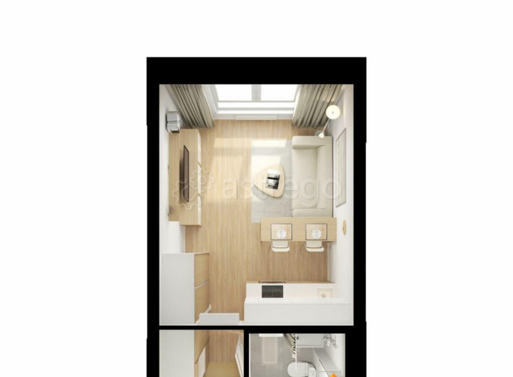 Студия, 20 м2, 9/15 эт. Москва - изображение 7