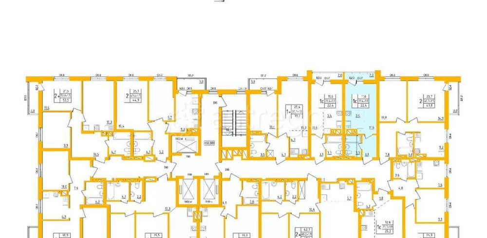 Студия, 23.1 м2, 1/27 эт. Уфа - изображение 6