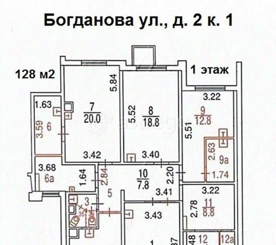 Свободного назначения, 128 м2 Москва - изображение 2