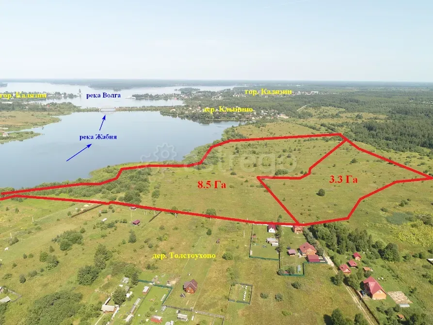 Продам Участок, Фермерский, 1180 сот. Калязин - изображение 1