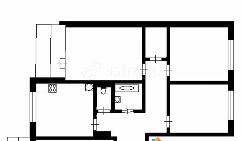 4-комн. квартира, 82 м2, 2/9 эт. Красноярск - изображение 2