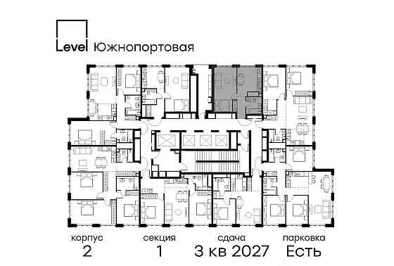 1-комн. квартира, 36.7 м2, 46/47 эт. Москва