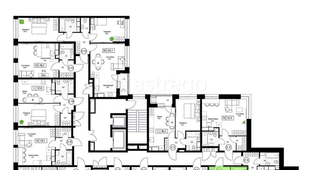 Студия, 29.3 м2, 9/17 эт. Пушкино - изображение 5